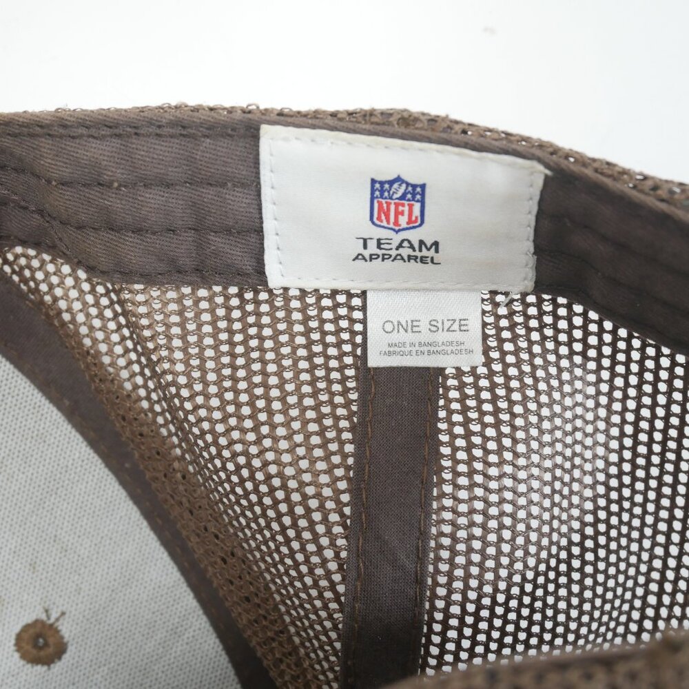 NFL Green Bay Packers Leather Baseball Cap Hat ~ Brown ~ One Size ~ Excellent! - Picture 5 of 6
